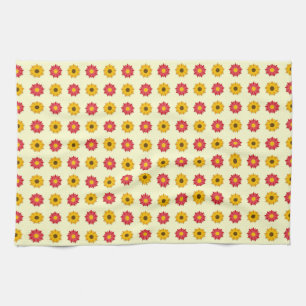 Vintage Bee Print Tea Towel