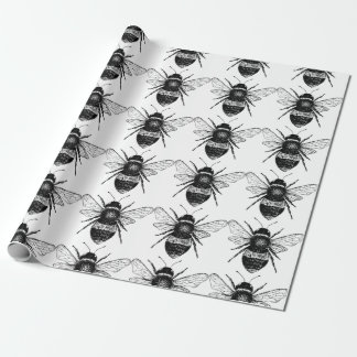 Vintage Bee Wrapping Paper