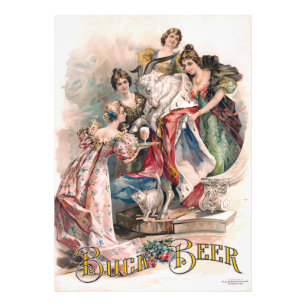 Vintage Beer Advertisement  Poster 