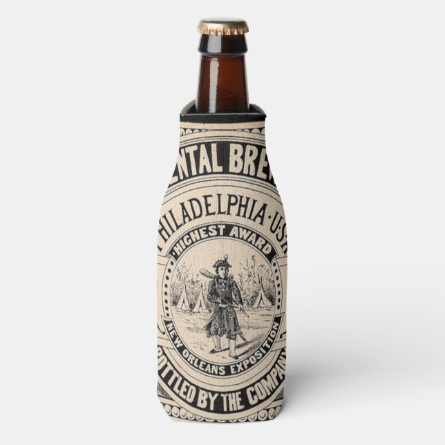 Vintage Beer Bottle Cooler (Bottle Front)
