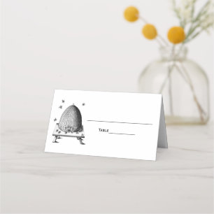 Vintage Bees and Bee Hive #2 Place Card