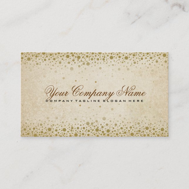 Vintage Beige Paper Background Business Card (Front)