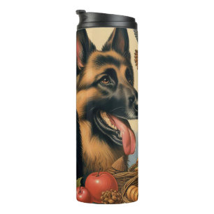 Vintage Belgian Tervuren Painting Thermal Tumbler