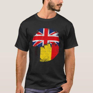 Vintage Belgians with British Flag Roots Belgium T-Shirt