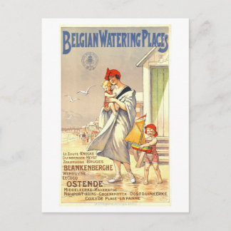 Vintage Belgium Travel Postcard