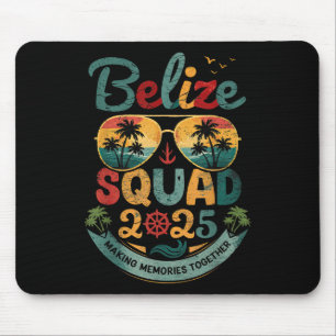 Vintage Belise Squad 2025 Tropical Beach Vacation Mouse Pad