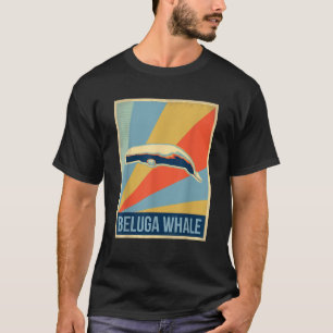 Vintage Beluga Whale  T-Shirt