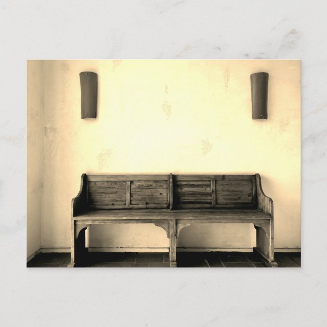 Vintage Bench Postcard (Front)