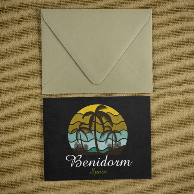 Vintage Benidorm Spain Summer Vacation Postcard (Vintage Benidorm Spain Summer Vacation Postcard)