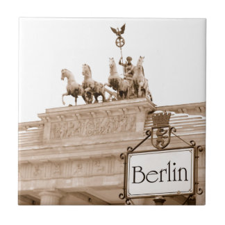 Vintage Berlin design Ceramic Tile