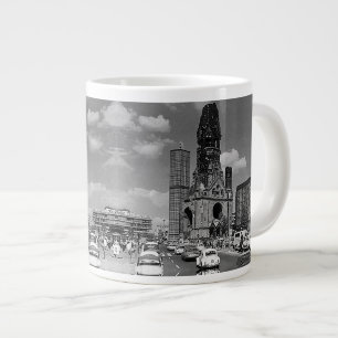 Vintage Berlin Kaiser Wilhelm Memorial church Large Coffee Mug