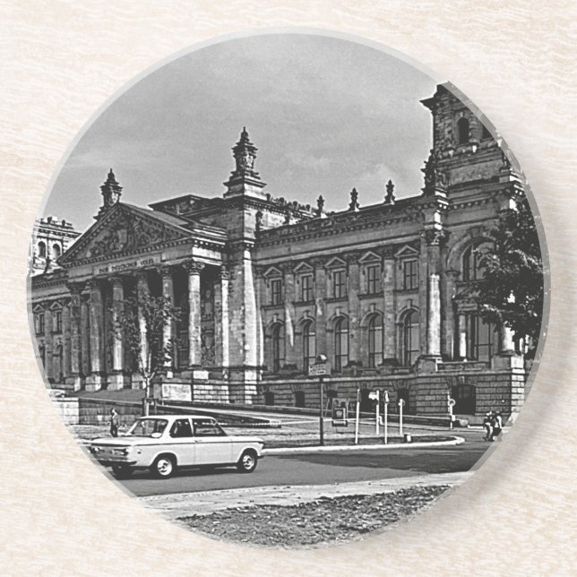 Vintage Berlin Reichstag Coaster (Front)