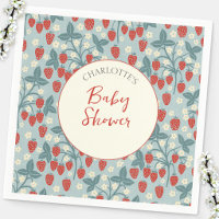 Vintage Berry Sweet Strawberry Baby Shower