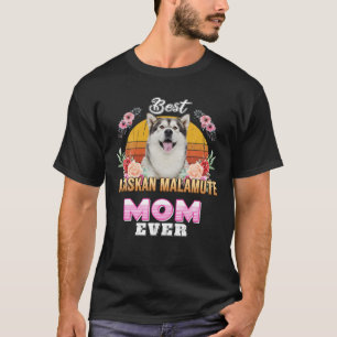 Vintage Best Alaskan Malamute Mum Ever Mothers Day T-Shirt