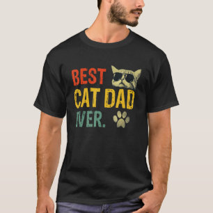 Vintage Best Cat Dad Ever Cat Daddy 1 T-Shirt