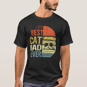 Vintage Best Cat Dad Ever  Cat Daddy 1 T-Shirt