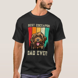 Vintage Best Cockapoo Dad Ever Father's Day T-Shirt