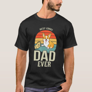 Vintage Best Corgi Dad Ever Tee Daddy Dog Owner