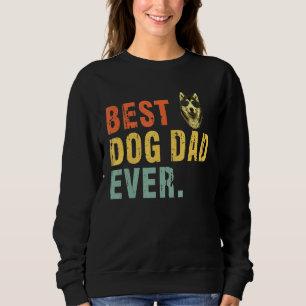 Vintage Best Dog Dad Ever T Shirt Alaskan Malamute