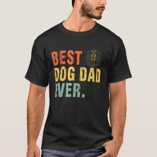 Vintage Best Dog Dad Ever T Shirt English Setter S
