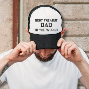 Vintage Best Freakin' Dad in the World Trucker Hat