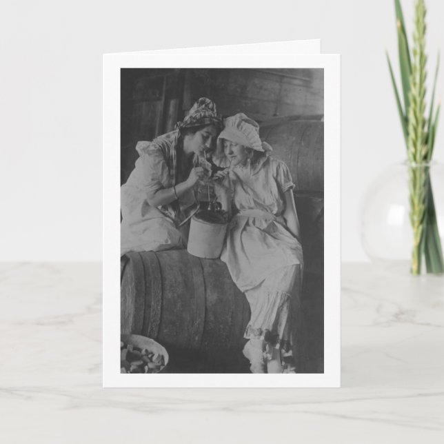 Vintage - Best Friends and Alcohol, Card (Front)