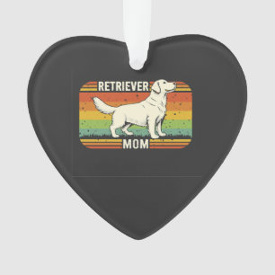 Vintage Best Golden Retriever Mum Dog Mum Ornament