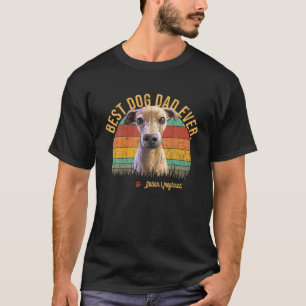 Vintage Best Italian Greyhound Dad Ever Gift For D T-Shirt