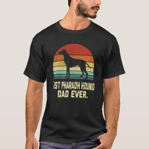 Vintage Best Pharaoh Hound Dad Ever Dog T-Shirt