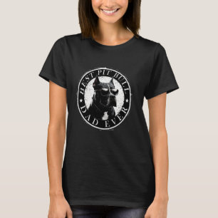 Vintage Best Pitbull Dad Ever Retro Dog Pit Bulls T-Shirt