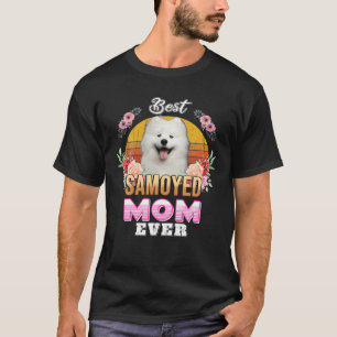 Vintage Best Samoyed Mum Ever Mothers Day For Dog T-Shirt