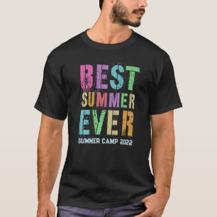 Vintage Best Summer Ever Camp 2022 Staff Counsello T-Shirt