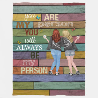 Vintage Bestfriend Blanket | Christmas Blanket Gif