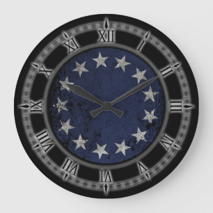 Vintage Betsy Ross American Flag Large Clock