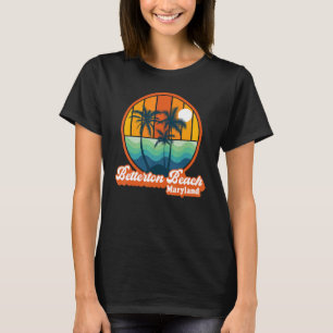 Vintage Betterton Beach Maryland Summer 90s Beach T-Shirt