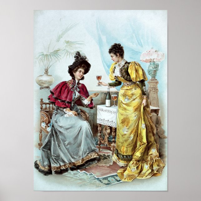 Vintage Beverage Advertisement Poster (Front)