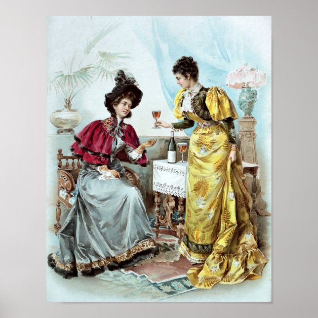 Vintage Beverage Advertisement Poster (Front)