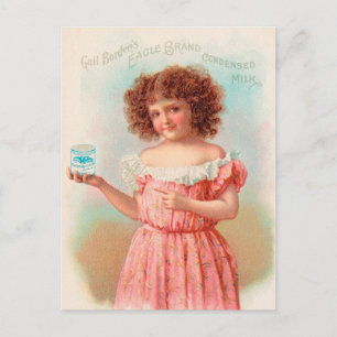 Vintage : beverage advertising - postcard
