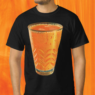 Vintage Beverages, Glass of Orange Juice Breakfast T-Shirt