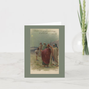 Vintage Biblical Christmas Card