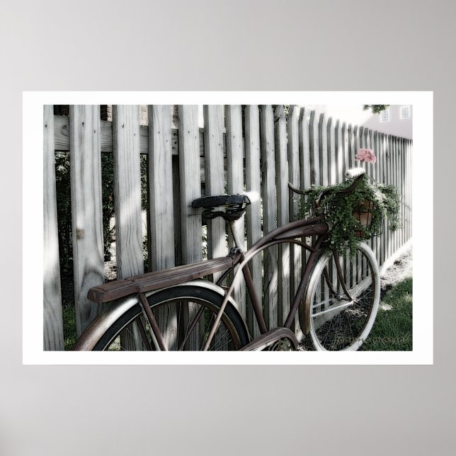 Vintage Bicycle1 Poster Print (Front)