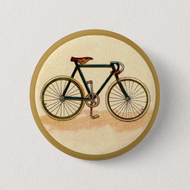 Vintage Bicycle 6 Cm Round Badge (Front)