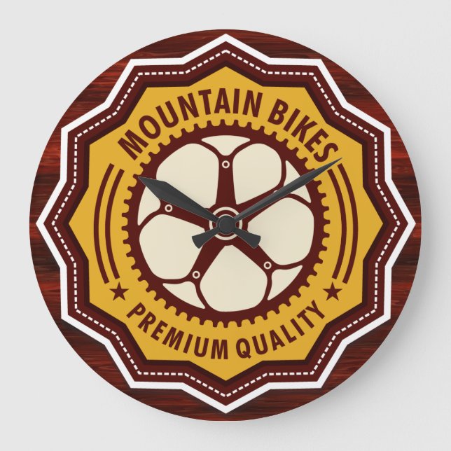 Vintage Bicycle 8 Clock Options (Front)