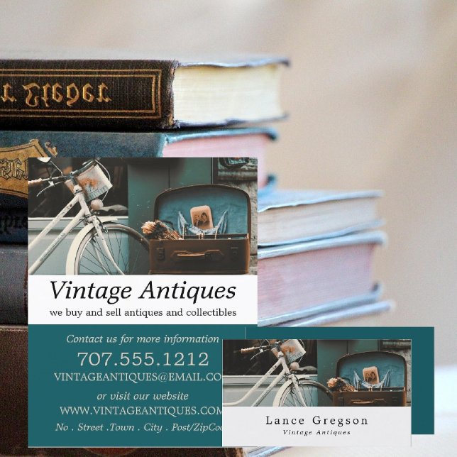 Vintage Bicycle, Antique Dealer, Store Flyer (Creator Uploaded)