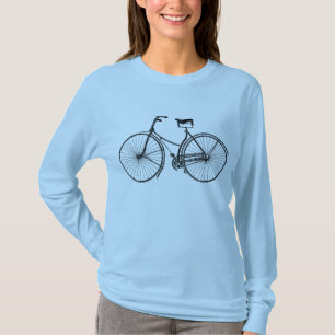 Vintage Bicycle - Black T-Shirt