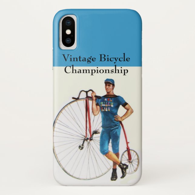 Vintage Bicycle Championship Case-Mate iPhone Case (Back)
