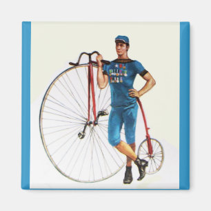 Vintage Bicycle Championship Magnet