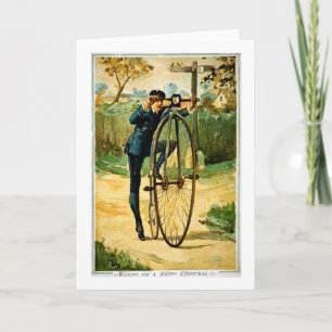 Vintage Bicycle Christmas Card