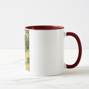 Vintage Bicycle Christmas Card Mug