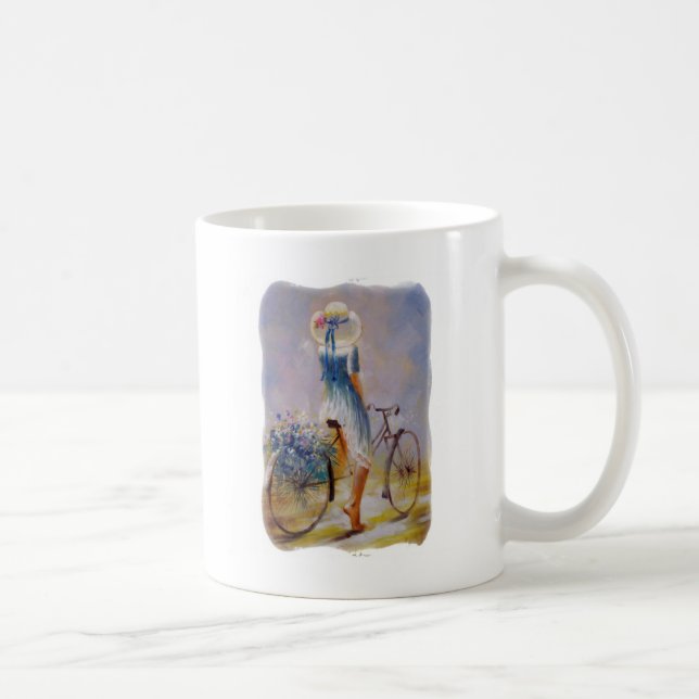 Vintage Bicycle Coffee Mug (Right)